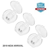 Anti Snoring Devices, Silicone Magnetic Anti Snoring Mini Nose Clips, Comfortable Sleeping Aid for Men and Women(3 Packs)