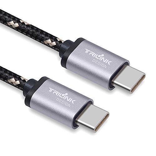 TriLink USB Typ C Kabel [2 Pack] 4ft Geflochtene Combo Design Laden Daten Synchronisieren Kordel - 2