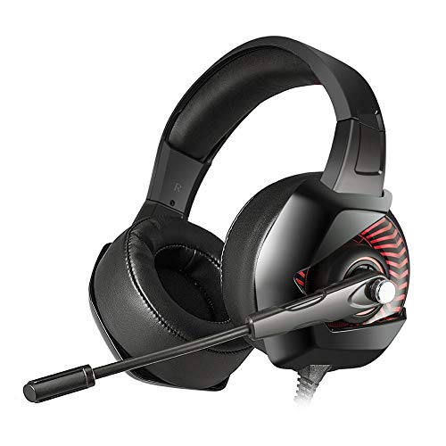 Preisvergleich Produktbild ATpart Gaming Headset Bass Computer Spielkopfhörer mit Mikrofon Surround Sound Gaming Kopfhörer