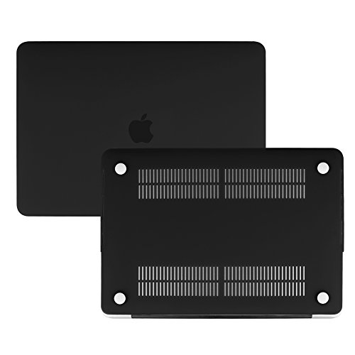 Fintie MacBook Pro 15 Hülle 2016 – Ultra Slim Hochwertige Matt Gummierte Hartschale Tasche Schutzhülle Snap Case für NEUESTE 15-zoll MacBook Pro 15″ (2016 Freisetzung) A1707 mit Touch Bar and Touch ID, Schwarz - 6