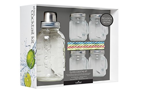 Bar Craft Cocktail-Set, Vintage-Sti, Glas, transparent - 4