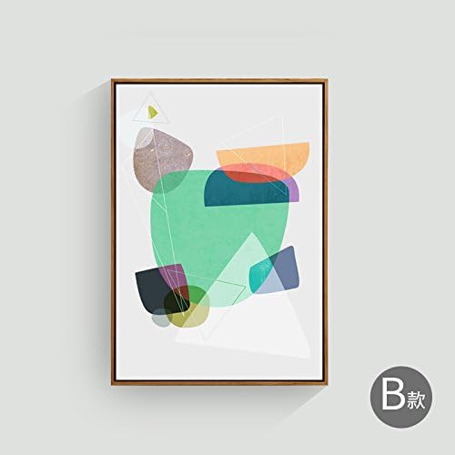 HZF-Nordic decorative painting abstract geometric model of the housing living room sofa backdrop paintings,b,35 * 50 Murals