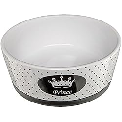 Ferplast Gamelle en céramique pour Chats et Chiens Diamètre de 18.3 cm - Hauteur de 7.2 cm - 1.1 Litre
