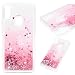 Produktbild WaackGG Redmi Note 7 Hülle Handyhülle Kompatible mit Xiaomi Redmi Note 7 Handytasche Silikon Schale Etui Rück Schutzhülle Abdeckung Kratzfest Stoßdämpfend Gemalt Bling Glitter Treibsand Design
