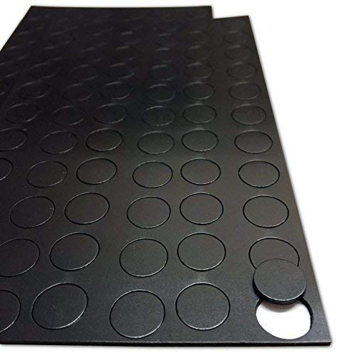 132 x autoadesivo con magnete, 12,5 mm di diametro a pois [[CHOOSE YOUR spessore] dischi adesivi rotondi spessi-Magnets THE FRIDGE MAGNET SHOP, 1.5mm thick