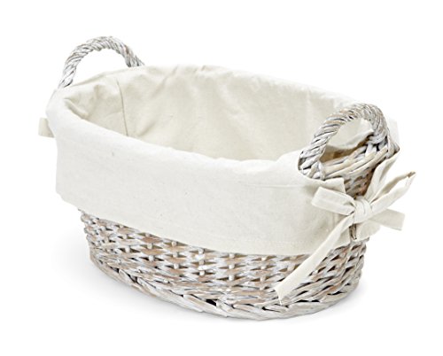 Mamas & Papas Basket and Liner Willow - White