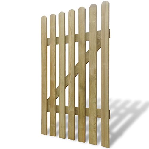 Holzgartentor mit Latten 100 x 150 cm - 2