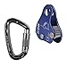 Produktbild Gazechimp 24KN Selbstverriegelungs Karabinerhaken Schnappen + Kletterseil Greifer Aluminium Seil Greifer