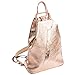 Produktbild Woman Bags 512 Ital edler Damen Lederrucksack City echt Leder Rosé Gold metallic Rucksack 636RG