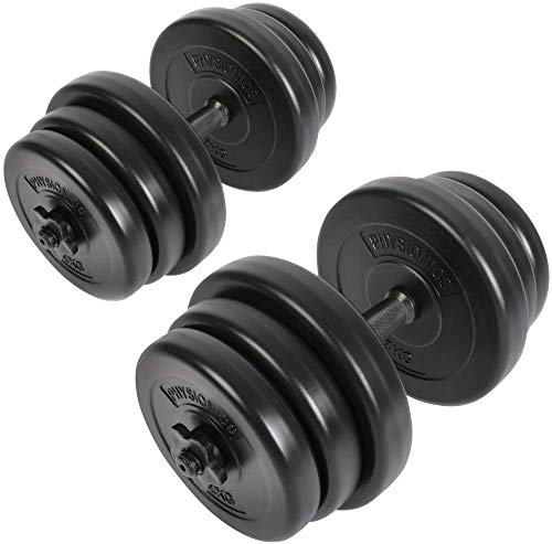 Nova Set di Manubri Pesi Palestra Fitness da 40kg Regolabili, Dischi, Pesi, Palestra, Fitness, Allenamento