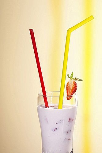 135 Trinkhalme für Cocktail Shake-Halme Ø 8 mm · 25 cm transparent - 2