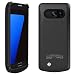 Produktbild Mondpalast @ Schwarz 5200mah Akku Hülle Batterie Hülle Case externe Batterie Akku Case Hülle Zusatzakku Power Pack Cover für Samsung Galaxy S7 Edge s7 edge S VII EDGE G935 G935F G935FD