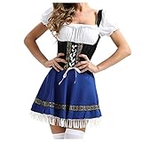 ❤ Vestido Dirndl de primera calidad hasta la rodilla
