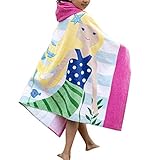 Tamaño grande: esta toalla de baño tiene un tamaño mejorado de 127 * 76 cm, que es más ancho y más largo que el tamaño normal de una toalla de 60 * 60 cm. Nuestras toallas de baño no solo son adecuadas para niños sino también para adultos.