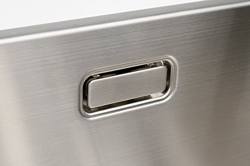Edelstahl Küchenspüle/ Spülbecken Copa Design 55-40 Flächenbündig / Unterbau – Eckige Edelstahlspüle/ spüle 55*40 cm - 3