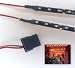 Produktbild Top LED LED-Beleuchtungs-Set für PC-Gehäuse (18 x 2 LEDs, 30 cm lange Leisten, Molex) Orange Amber 60 cm