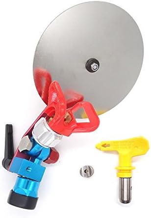 Universal Airless Paint Spray Guide Tool with Baffle and Tip Guard for Paint Spary Gun