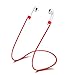 Produktbild Bovake Soft Silicone For iPhone 7 & 7 Plus AirPods Strap Sports Wire Anti Lost Rope (Red)