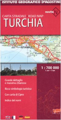 Turchia 1:700.000 libro
