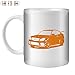 Produktbild STUFF4 Tee/Kaffee Becher 350ml/Orange/C63 Coupé Black Series /Weißkeramik/ST10