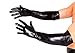 Produktbild EXLATEX Latex Gummi Schwarz Lange Handschuhe Fetisch Outfits Kost¨¹m Zubehr Plus Size