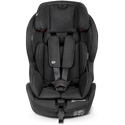 Kinderkraft Safe tyfix Siège enfant Isofix Siège auto pour enfant, 9 à 36 kg Groupe 1/2/3 (Noir)