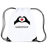 lokstedter steindamm 42 100% Polyester JOllify LOKSTEDT Turnbeutel Tasche GYM127 - Design: Hände Herz