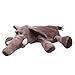 Bigood Plush Doll Zipper Pen Pouch Pencil Case Cosmetic Makeup Bag Pocket Elephant