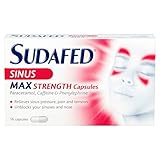 Sudafed Sinus Max Strength Capsules, 16-Count
