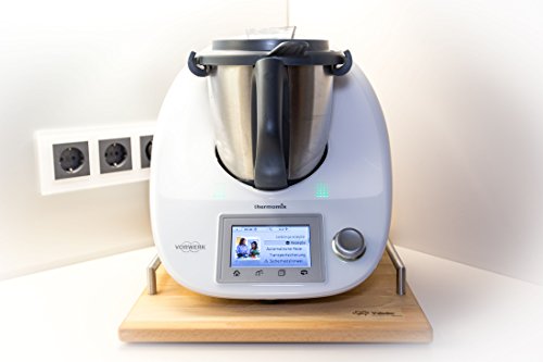 Kitchen C-Wood Gleitbrett aus Buchenholz für den Thermomix TM5 / TM31 ( auch geeinet für die Kitchenaid ) – Höchste Qualität Hand Made in Germany ( Massivholz stabverleimt aus nachhaltiger deutscher Forstwirtschaft mit Naturölen versiegelt ) - 5