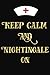 Produktbild Keep Calm and Nightingale On: Nurse Inspirational Quote Journal, Nurse Gift, Graduation, Thank You, Appreciation Gift for Year End, Retirement, Gratitude - Lined Notebook (Trendy Nurse Gift Ideas)