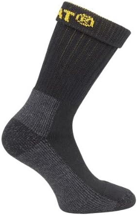 Caterpillar Industrial Work Sock 2 Pk Black 11x14