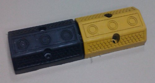 Einzel Gummi Parkplatzbegrenzung für Parkplätze und Garagen 50x16x8cm - 7