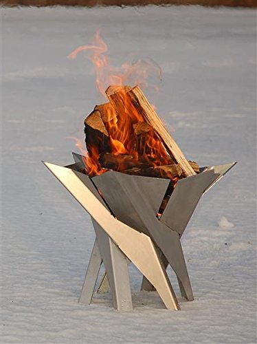 Svenskav Design-Feuerkorb / Feuerschale ‚Phoenix‘ aus massivem Stahl Gr. XXL - 2
