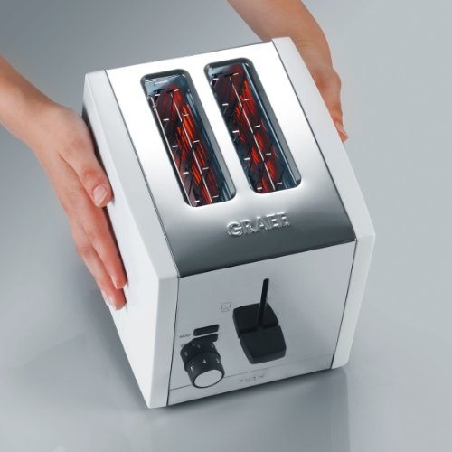 Graef Toaster TO 81, Edelstahl, weißŸ - 6