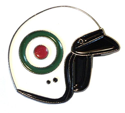 Mercmad Italian Scooter Casco RAF MOD Target Medaglione Smalto Distintivo in Metallo