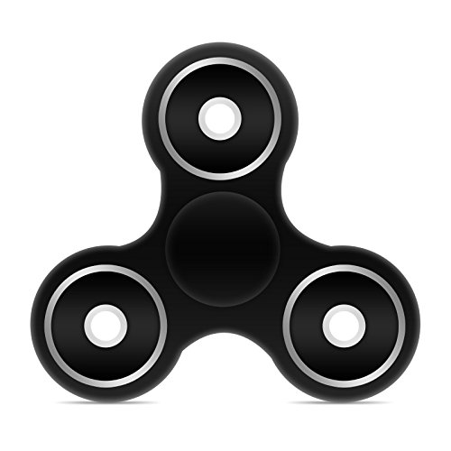 iXium Tri Fidget Spinner Hand Finger Stress Toy Pocket Desk Focus Center Bearings - Black iXium Tri Fidget Spinner Hand Finger Stress Toy Pocket Desk Focus Center Bearings - Black