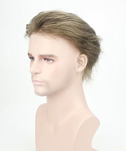 Lordhair 100% Reale Menschenhaar Farbe # 7 Männer Toupet Haar Wiedereinbau nicht chirurgische Hairpieces der Männer Für Männer Perücke Mann Perücke Mann - 4