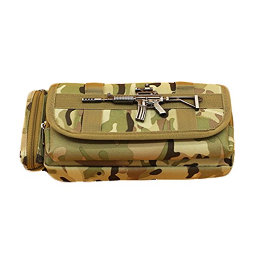 Moolecole Gran Capacidad Cremallera Caja De Lápices Papelería Suministros Por Chicos Chicas Estudiante Gran Capacidad Creativo Camuflaje Estuche