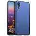 Produktbild Conie Basic Slim Cover kompatibel mit Huawei P20 Pro, Extra dünne Anti Fingerprint Hülle Schutzhülle Rutschfeste Oberfläche (Blau Matt Finish)