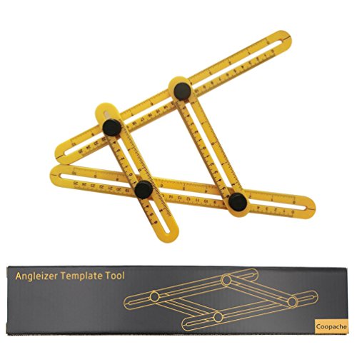 Winkelschablone, Winkelmesser Winkelschablone Winkelmesswerkzeug für Bauherren Handwerker Builders - 7