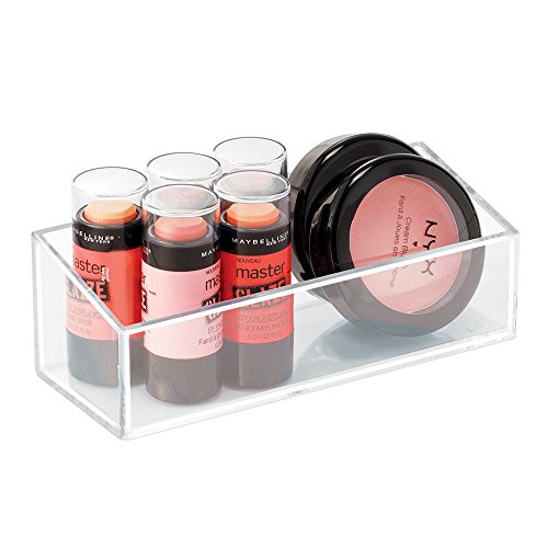 Interdesign 38730EU Clarity Makeup Kosmetik Ablage zum Aufbewahren von Lippenstift, Nagellack, Haarspangen, Schmuck, durchsichtig - 2