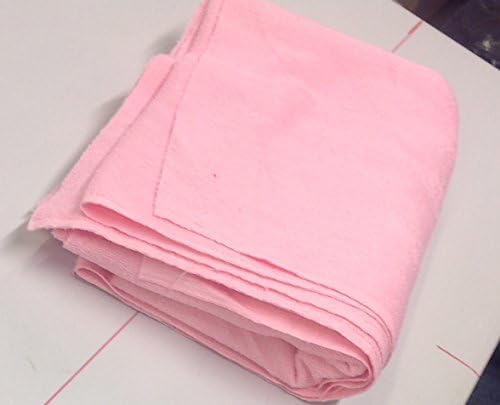 One Half Metre of coloured Cotton Terry Towelling Fabric - 320 gsm - 150 cms wide (Pink, ½ Metre (50 x 150 cms))
