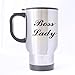 Produktbild Nice Funny Boss Lady Design – 100% EDELSTAHL Material Reise Tassen, – 14oz Größen