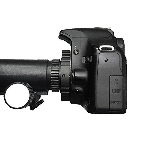 solomark en m  tal 2 5  cm T  lescope Goobay Adaptateur en T et appareil photo Nikon T2  T-2  Adaptateur pour appareils photo compacts Adaptateur pour Nikon DSLR SLR  compatible avec Nikon tous les appareils photo Nikon SLR     enduit    