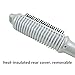 Electric Hair Straightener Brush Hair Curlers Two Use- MONOJOY Ceramic Heated Anti Static without Damage Hair Styling Hairbrush in seconds