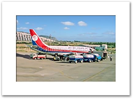Aviation Mounted Print - Dan-Air Boeing 737 at Dalaman, Turkey