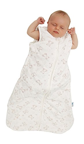 Preisvergleich Produktbild Schlummersack Babyschlafsack Frühjahr / Sommer 1 Tog - Teddy -70cm / 0-6 Monate