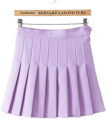 SHOPBIBLES Women Girls Golf Skirts Sports Pleated Skirts Tennis Everyday Skirt Outdoor