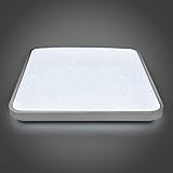 Sternenhimmel. Das Licht durchdringt den Lampenschirm und leuchtet wie ein Kristall, wodurch ein Sternenhimmel Effekt erzielte.